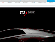 Tablet Screenshot of iq-sportgarage.ch